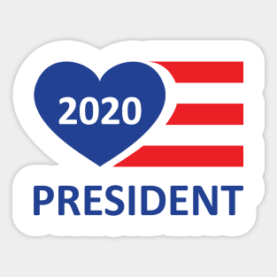 2020 Joe Love Biden President Sticker